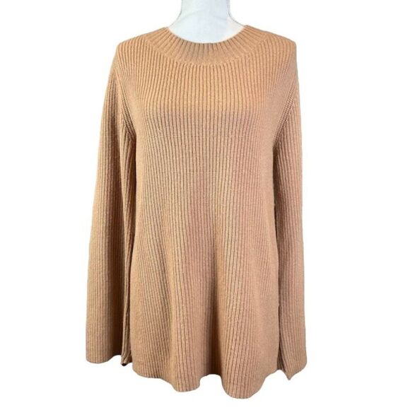 A.L.C. Markell Cashmere Wool Blend Tie Back Wide Sleeve Tunic Sweater Size Large - Picture 5 of 12